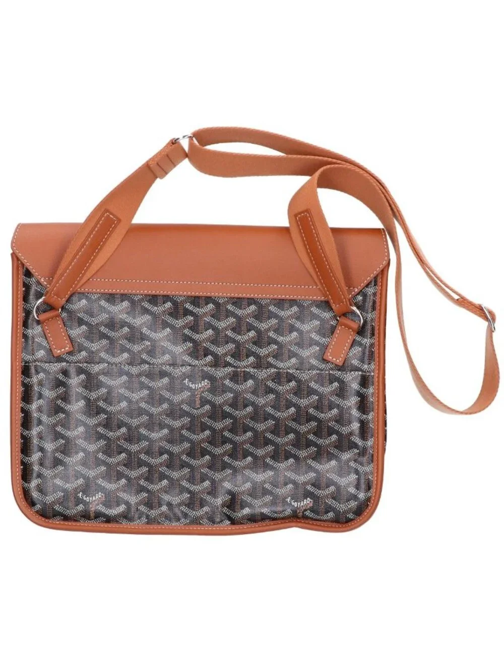 Goyard Fu Leather Crusier Messenger Bag